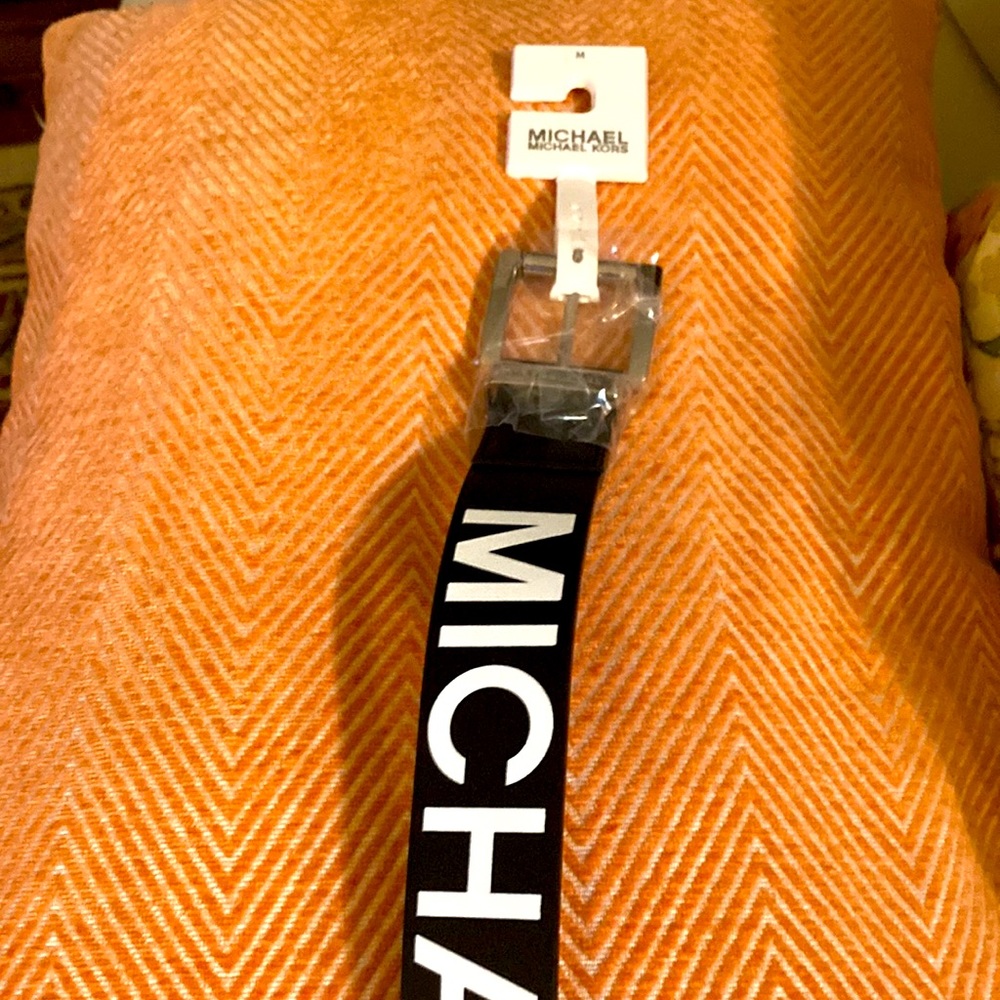BN Michael Kors Signature and Logo Belt